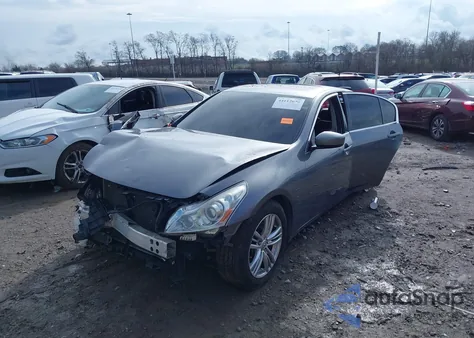 2013 Infiniti G37X from USA, damaged, VIN JN1CV6AR0DM358778
